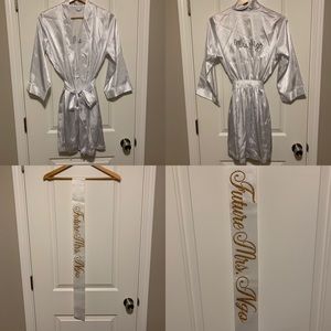 Bridal Bundle - Custom Mrs. Ngo Robe & Sash
